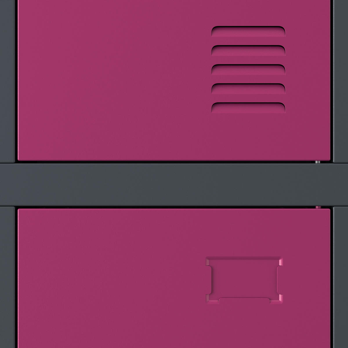 SCHLIESSFACHSCHRANK IGOR - Violett, Metall (90/185/45cm) - Jan Nowak