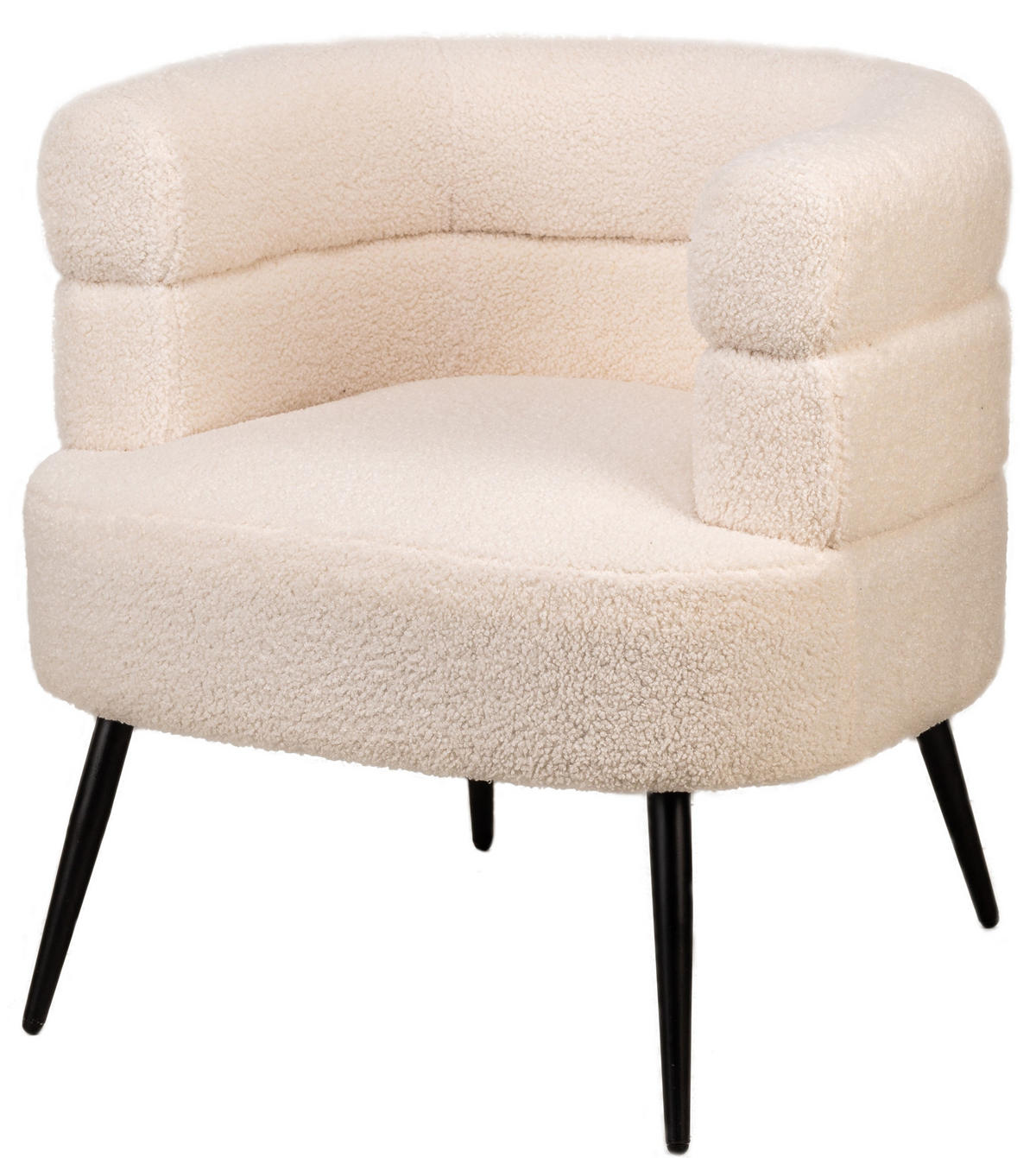 SESSEL Wolle Weiß - Weiß, Textil (67/69/64cm) - Nordlys