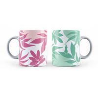 KAFFEEBECHER 2er Set Primavera, Porzellan, Bunt, 320 ml - Multicolor, Keramik (0.32L) - Bialetti