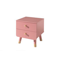 NACHTTISCH BILLY Rosa 44x40x46 cm - Pink, Holz (44/46/40cm) - FURNLUX