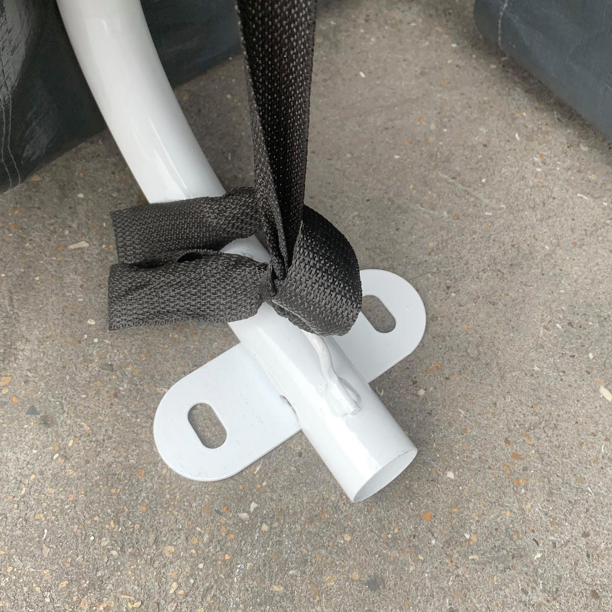 FAHRRADGARAGE DE-16849 2 Reißverschlusstüren mit Metallrahmen Dunkelgrau - Dunkelgrau, Kunststoff (240/240/280cm) - ComfortXL