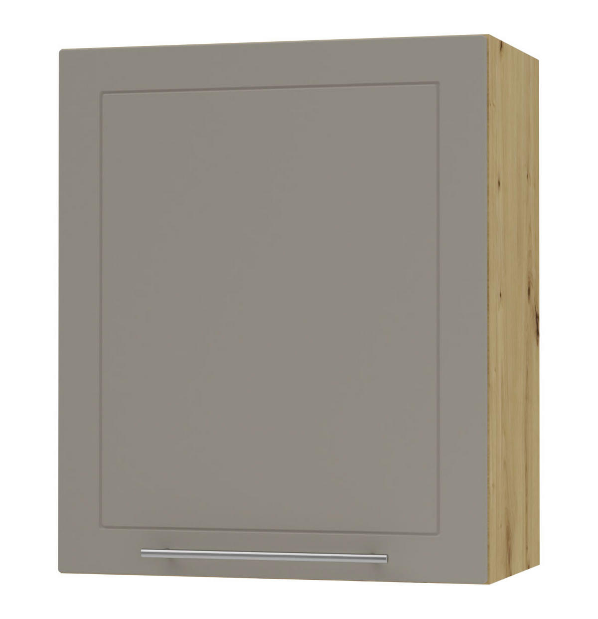 KÜCHENHÄNGESCHRANK Kvantum W2/60 Beige Matt / Eiche Artisan Matt 60 / 32,5 / 72cm - Beige/Eiche Artisan, Holz/Holzwerkstoff (60/72/32.5cm) - Feldmann-Wohnen
