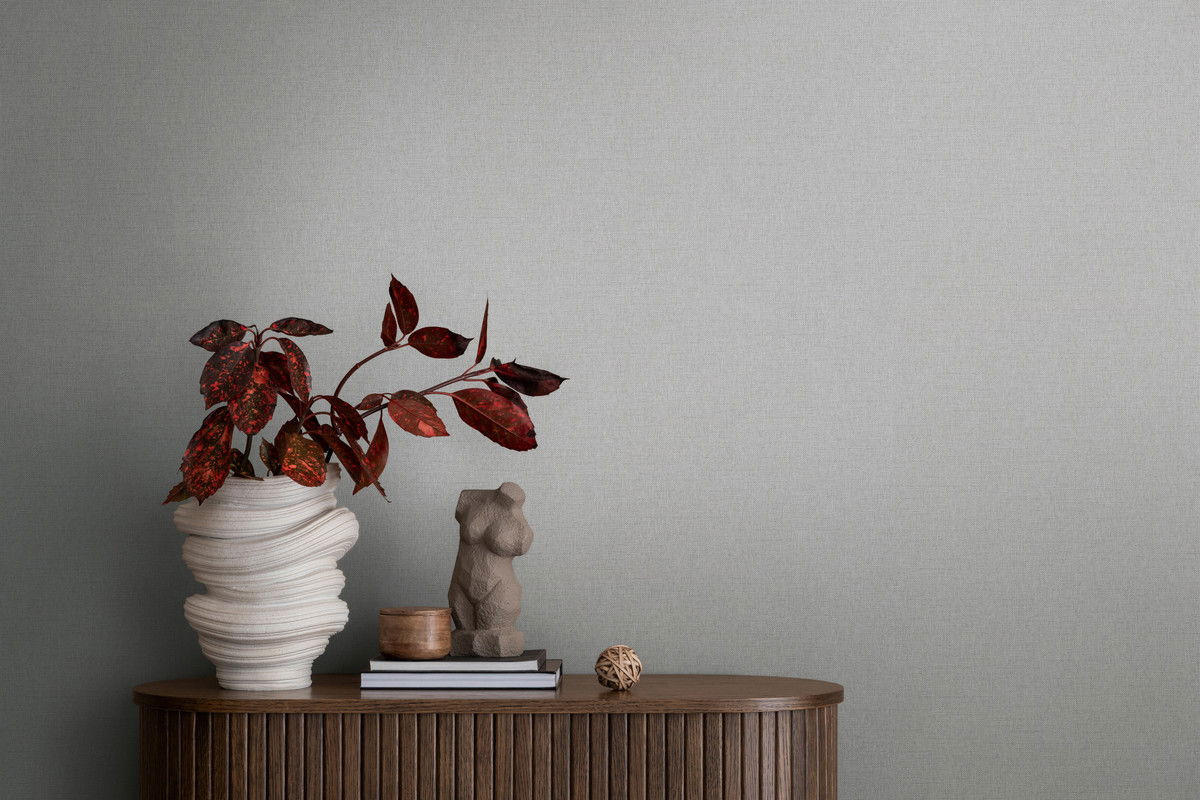 VLIESTAPETE Grau 53/1005 cm - Grau, Textil (53/1cm) - KUNSTLOFT