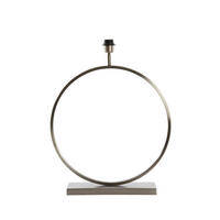 LAMPENFUSS Liva Silber 50/15/62 cm - Silberfarben, Metall (50/15/62cm) - Light & Living