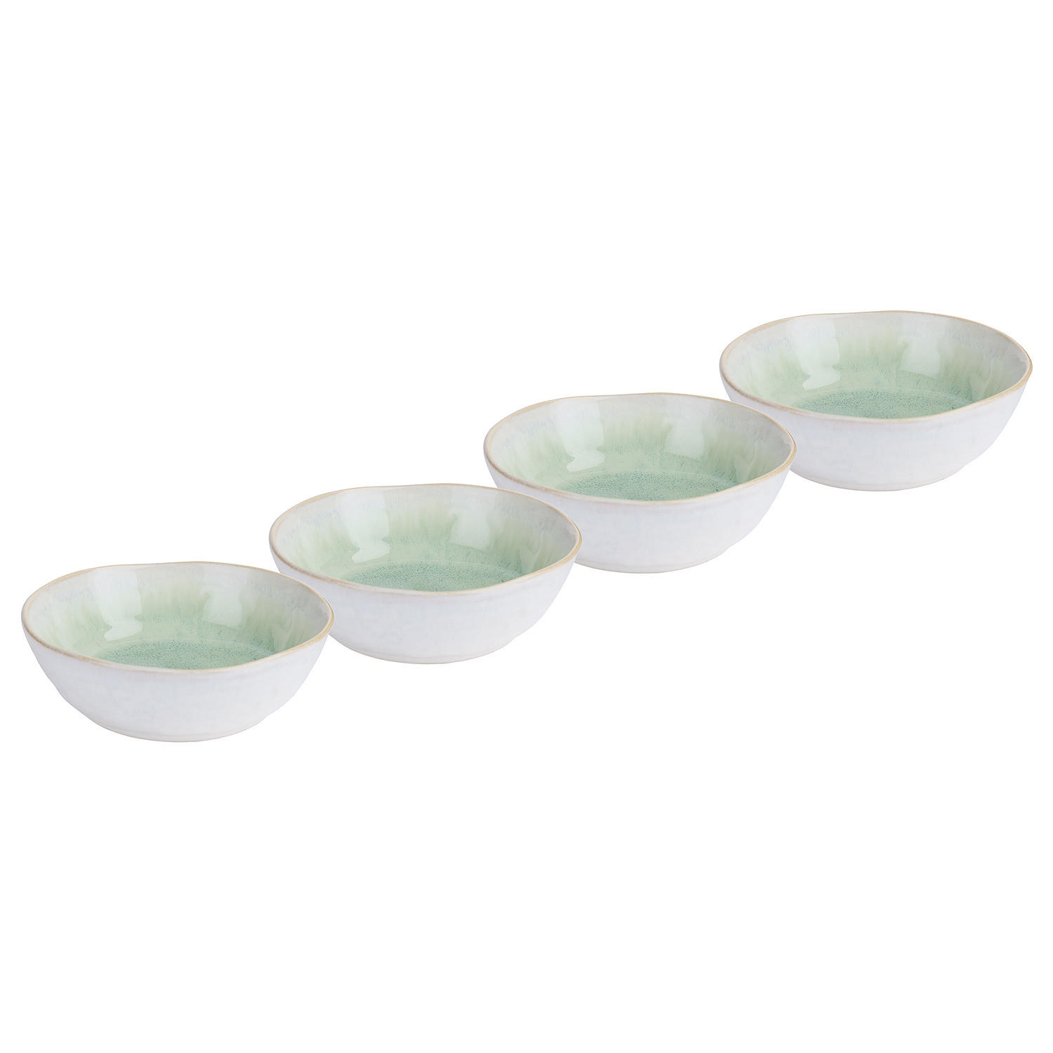 SCHALE (4er-Set) Artisan 300ml - Mintgrün, Keramik (14/14/4.5cm) - Butlers