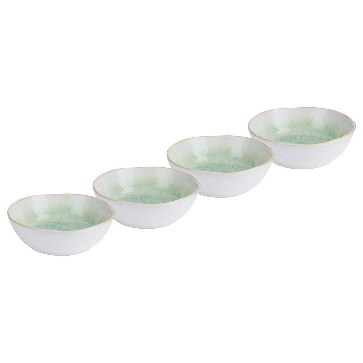 SCHALE (4er-Set) Artisan 300ml - Mintgrün, Keramik (14/14/4.5cm) - Butlers