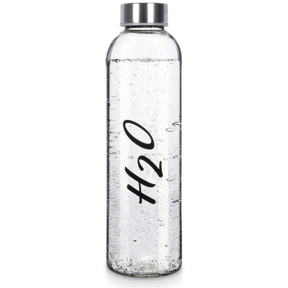 WASSERFLASCHE Glas Gravur 700 ml Transparent - Transparent, Glas (6.5/24/6.5cm) - Excellent Houseware