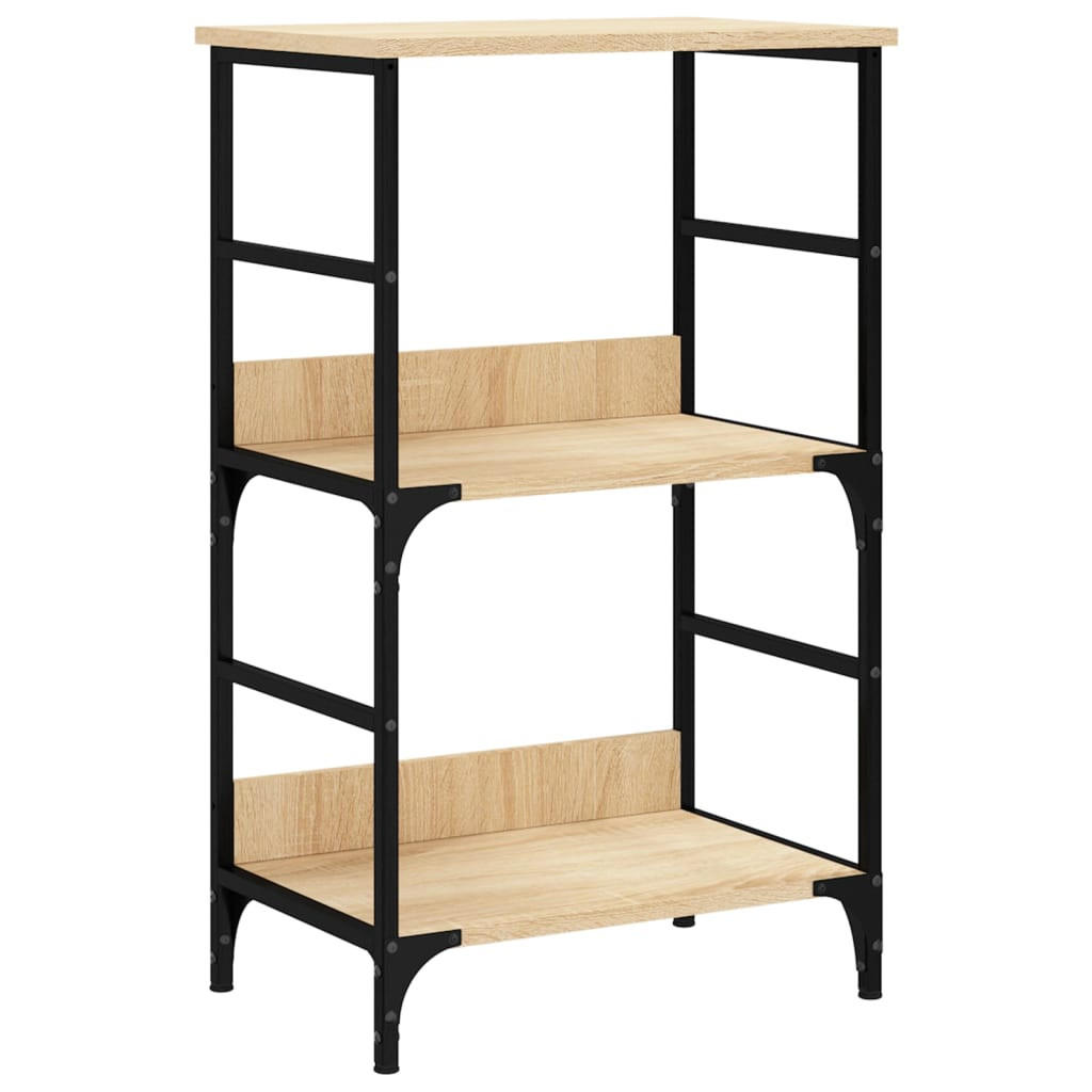 vidaXL Bücherregal Sonoma Eiche 50x82x33 cm