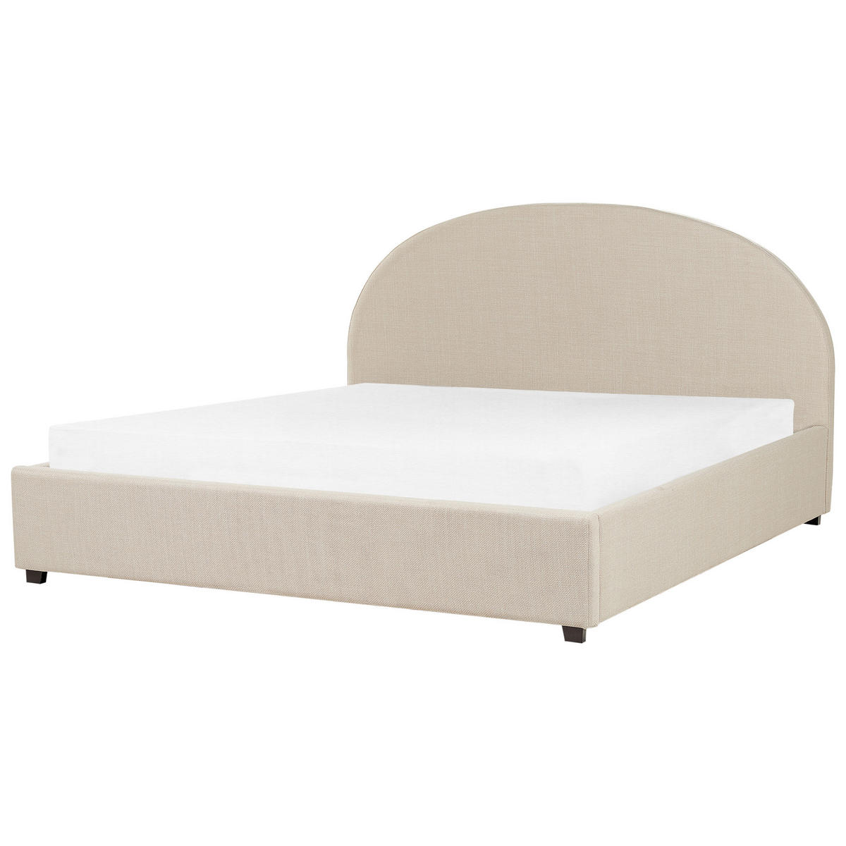 POLSTERBETT Beige 180x200 cm Vaucluse - Beige, Textil (180/200cm) - Beliani