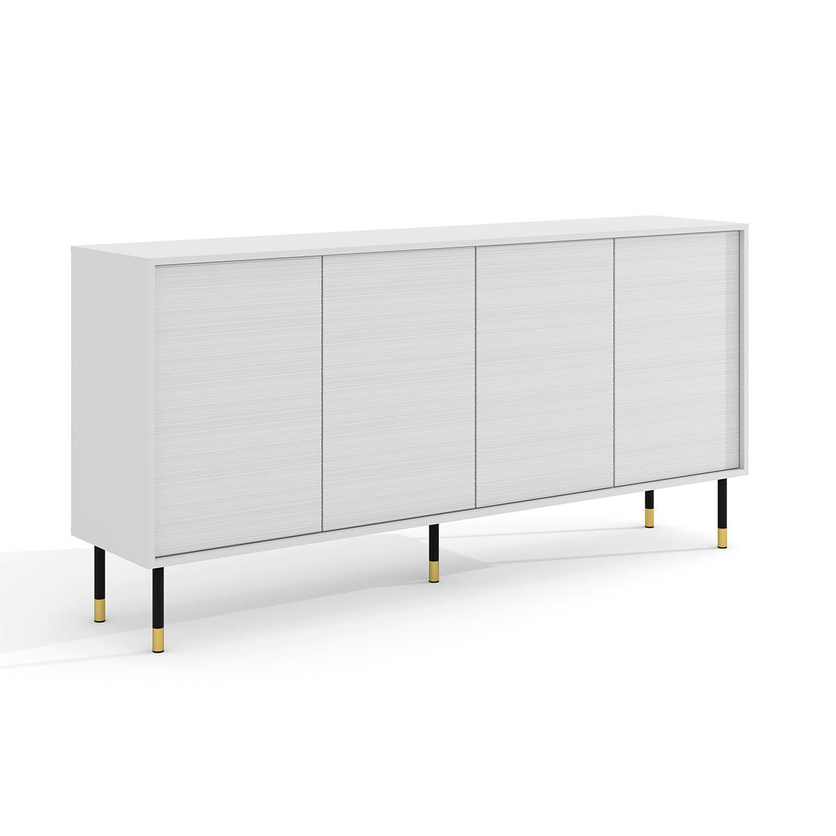 KOMODA Rani Bela - bela, leseni material (180/60/40cm) - Petits-meubles