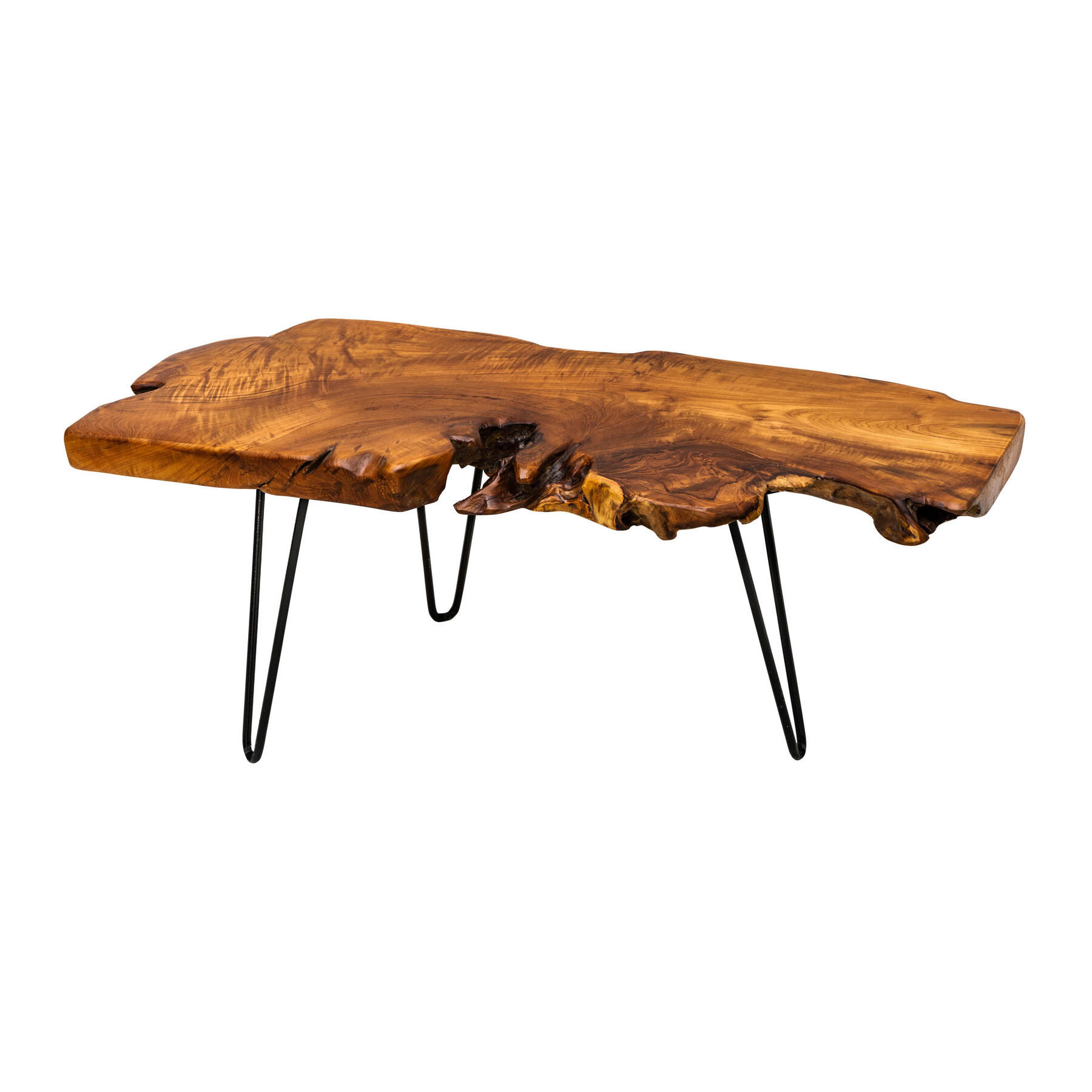 COUCHTISCH WILD Teakholz rechteckig Natur 100cm - Braun, Holz (40/100/40cm) - riess-ambiente