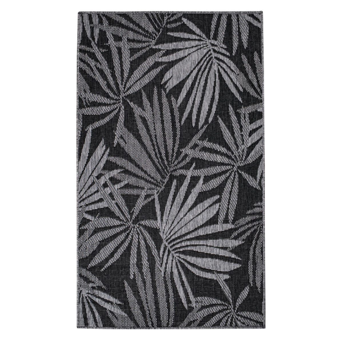 OUTDOOR-TEPPICH DuoRug 5771 Anthrazit 80x150 cm - Anthrazit, Textil (80/150cm) - carpet city