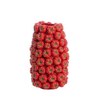 VASE Tamina Rot Ø31,5/52 cm - Rot, Keramik (52cm) - Light & Living