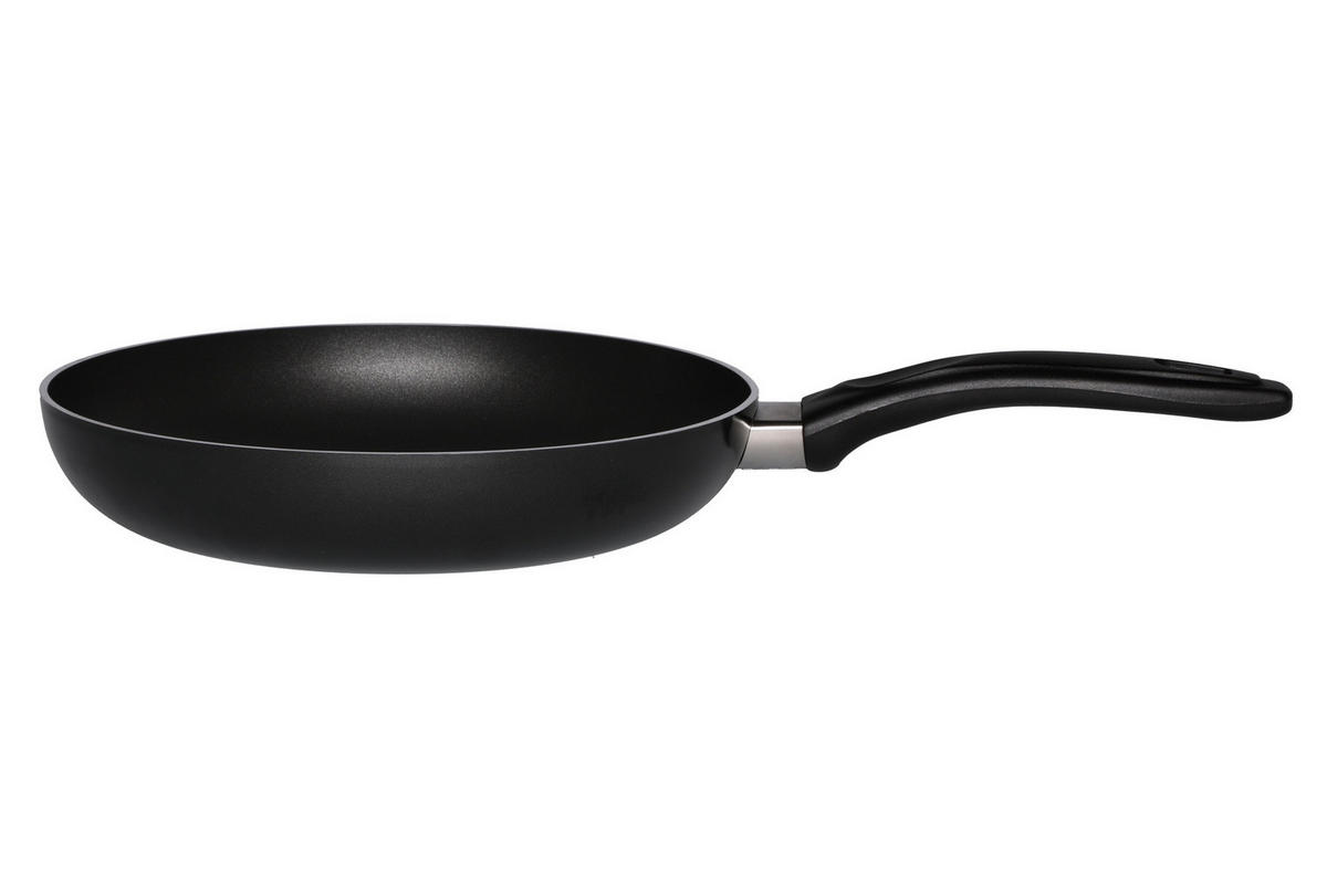 BRATPFANNE Antihaft Ø 24 cm - Schwarz, Metall (24cm)