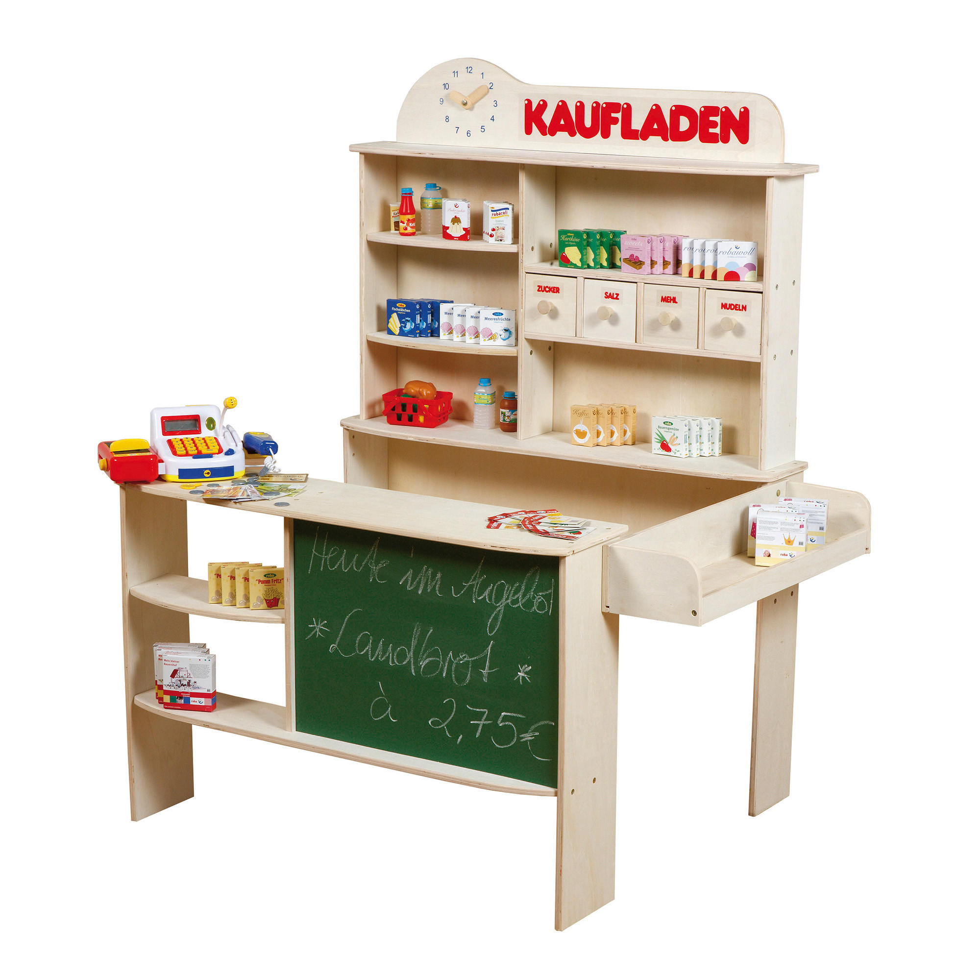 VERKAUFSSTAND - Naturfarben, Holzwerkstoff (100/120/78cm) - Roba