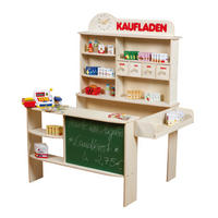 VERKAUFSSTAND - Naturfarben, Holzwerkstoff (100/120/78cm) - Roba