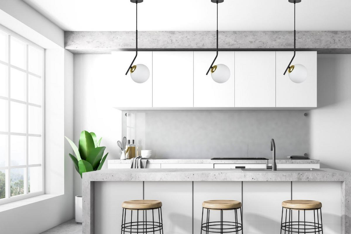 PENDELLEUCHTE Milano Spot - Goldfarben/Schwarz, Glas/Metall (14/14/100cm) - kiki design