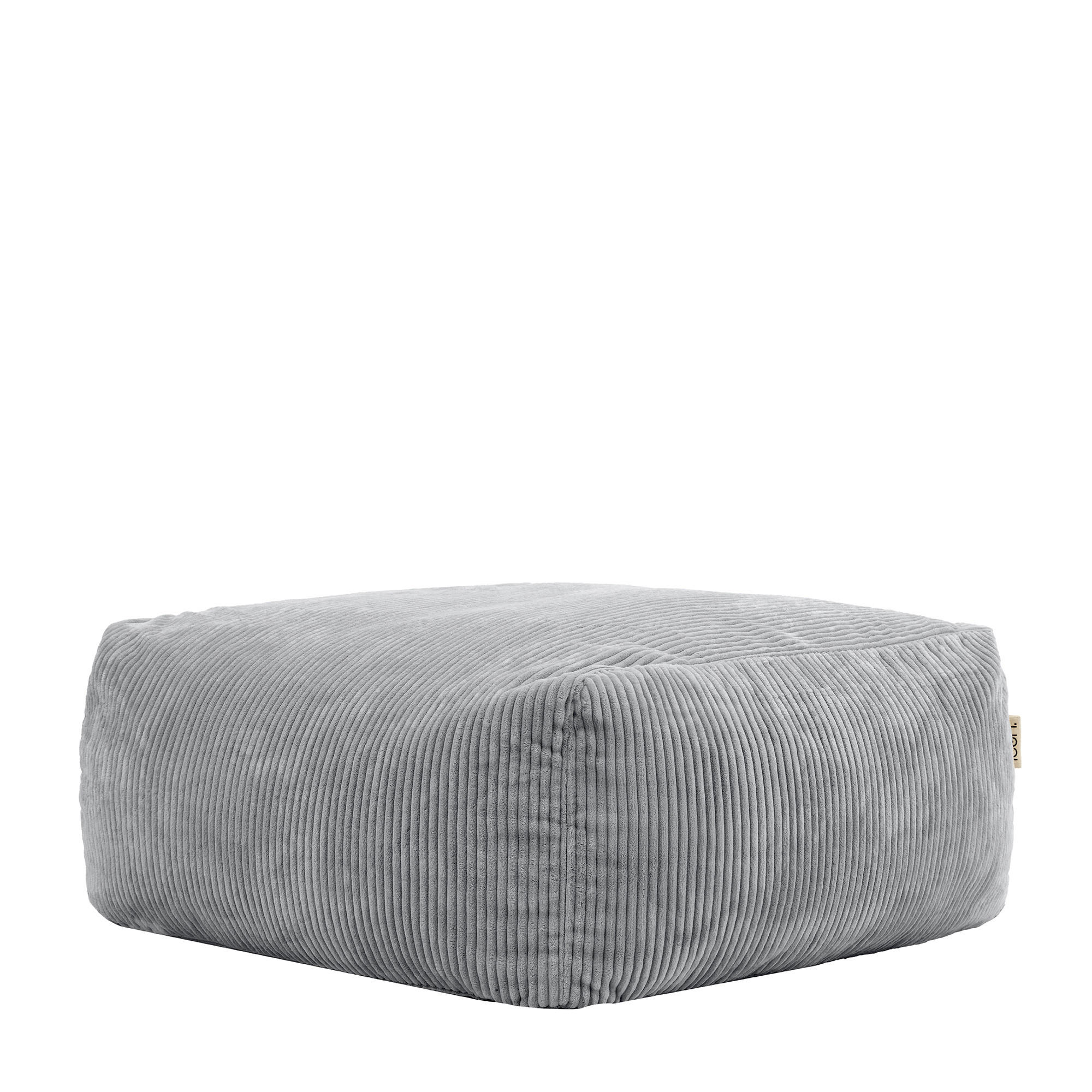 SITZSACK-OTTOMANE ZEN modular Cord - Grau, Textil (95/46/95cm) - icon