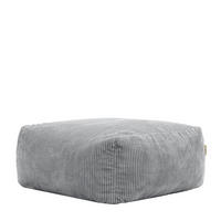 SITZSACK-OTTOMANE ZEN modular Cord - Grau, Textil (95/46/95cm) - icon