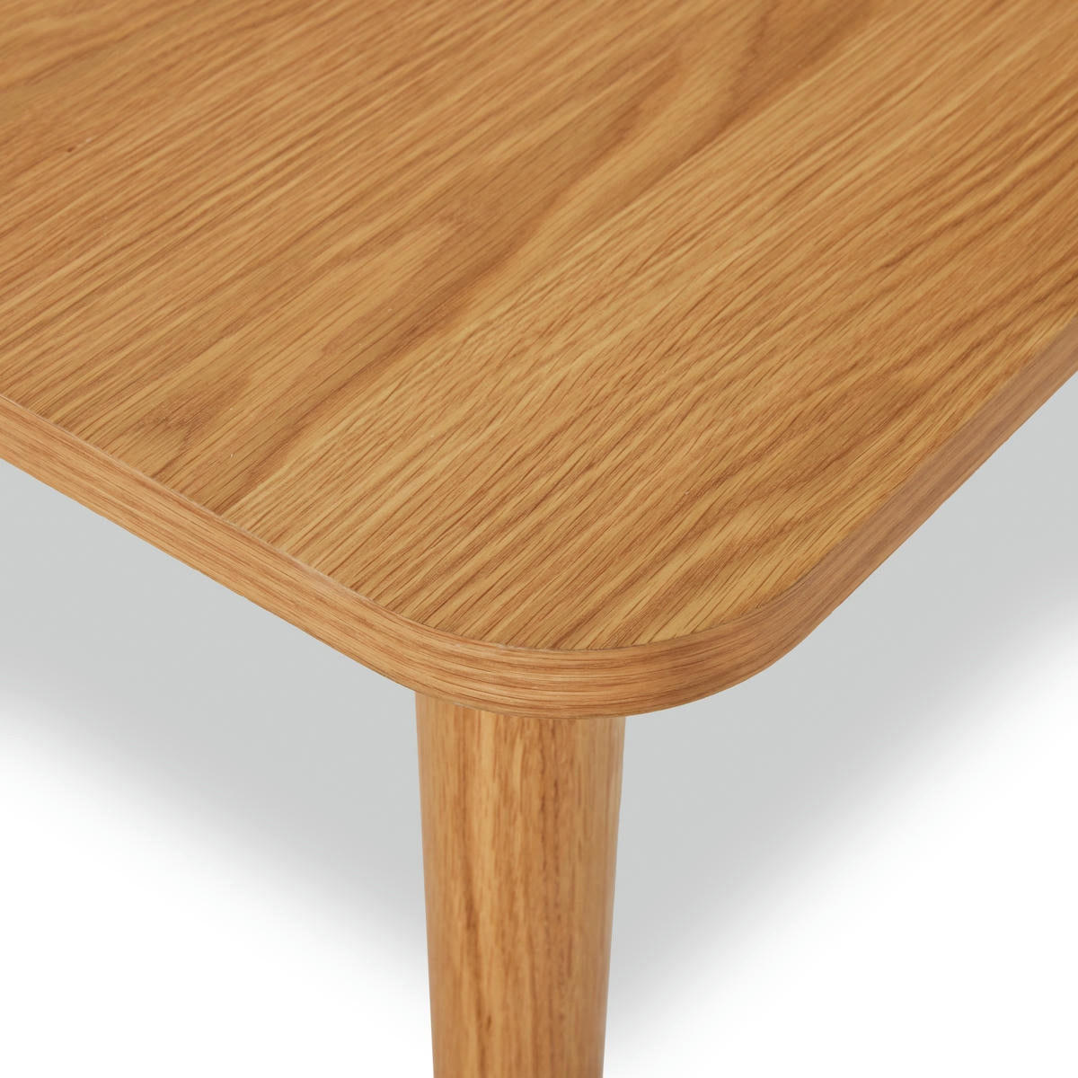 COUCHTISCH rechteckig Eiche massiv 70/125/52 cm - Eichefarben/Braun, Holz/Holzwerkstoff (70/125/52cm) - Furnhouse