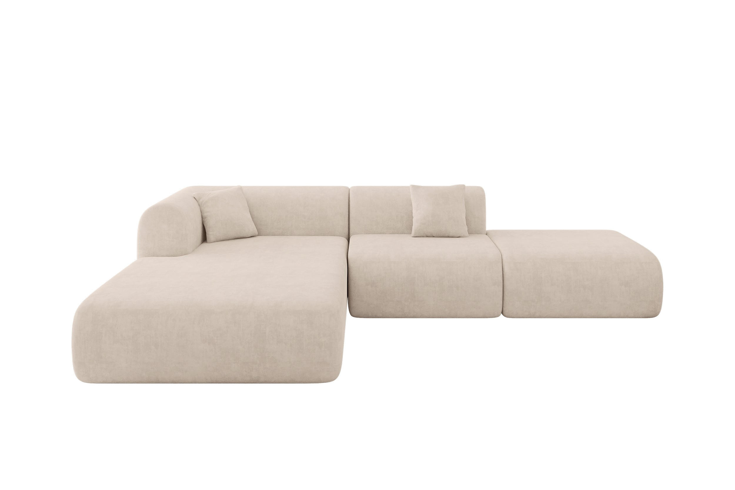 Altdecor Ecksofa Beige 289x176 cm