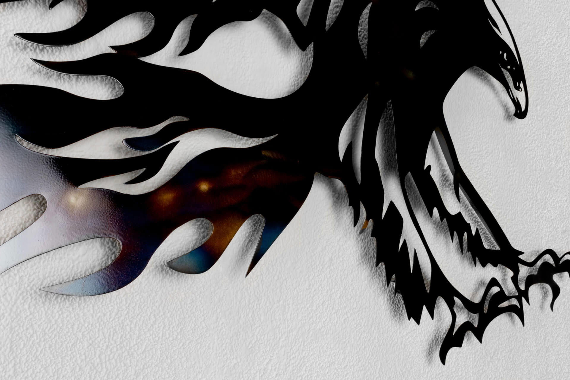 WANDDEKO Braun 93/72 cm - Braun, Metall (2.1/72/3cm) - KUNSTLOFT