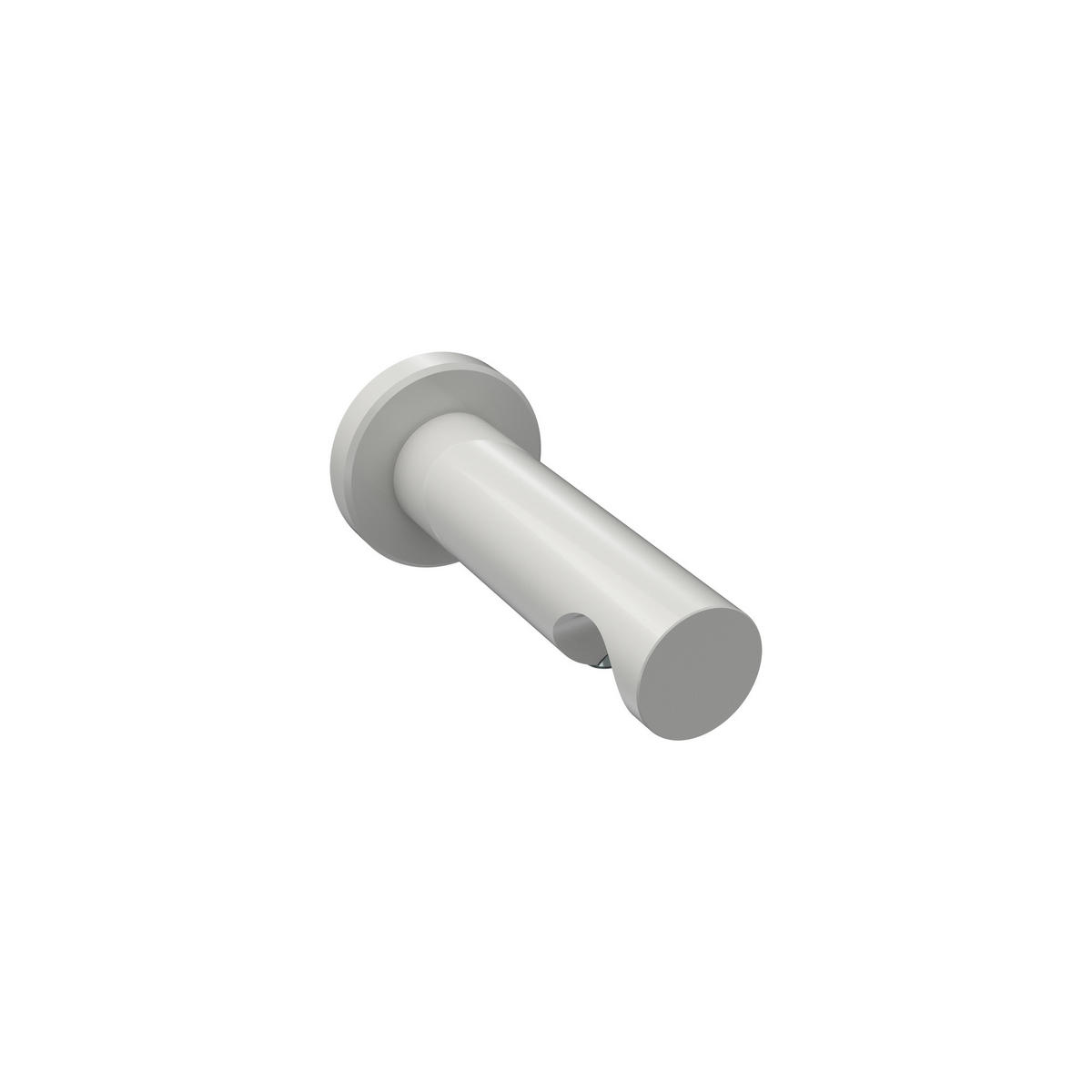 TRÄGER FÜR GARDINENSTANGEN 20 mm Ø, Platon 1-läufig, Weiß - Weiß, Metall (9/4/4cm) - INTERDECO