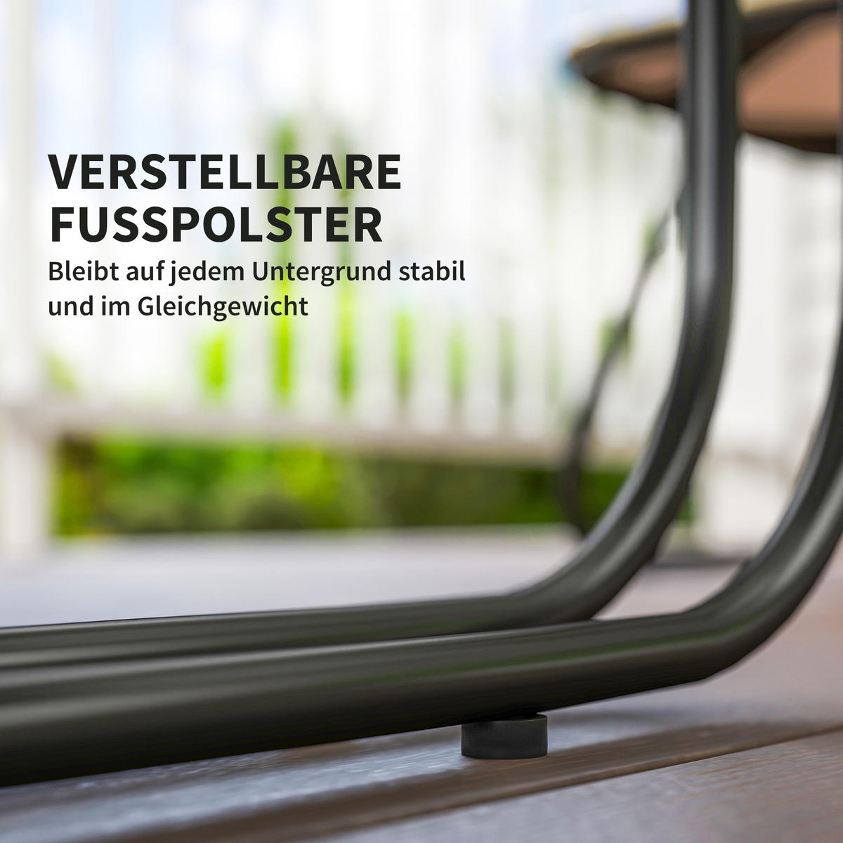 GARTENMÖBEL LOUNGE-SET DE-06742 4-teilig mit Sofa, Sessel & Tisch - Dunkelgrau, Kunststoff/Metall - ComfortXL