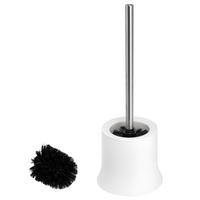 WC-BÜRSTENHALTER, weiß, Kunststoff - Weiß, Kunststoff (13.7/37.5/13.7cm) - bremermann