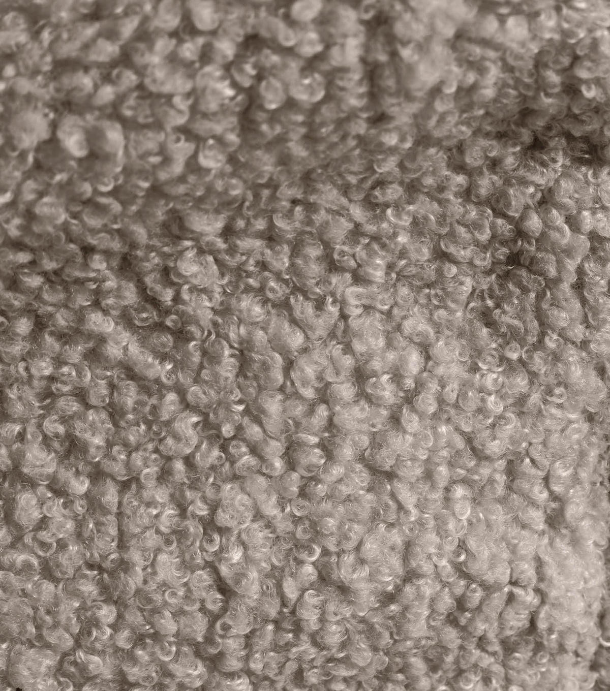 SITZSACK Bouclé Doze - Taupe, Textil (100/65/65cm) - Mokebo
