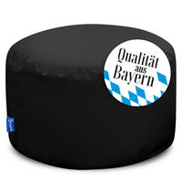 SITZPOUF L schwarz - Schwarz, Textil (500/300/500cm) - Bruni
