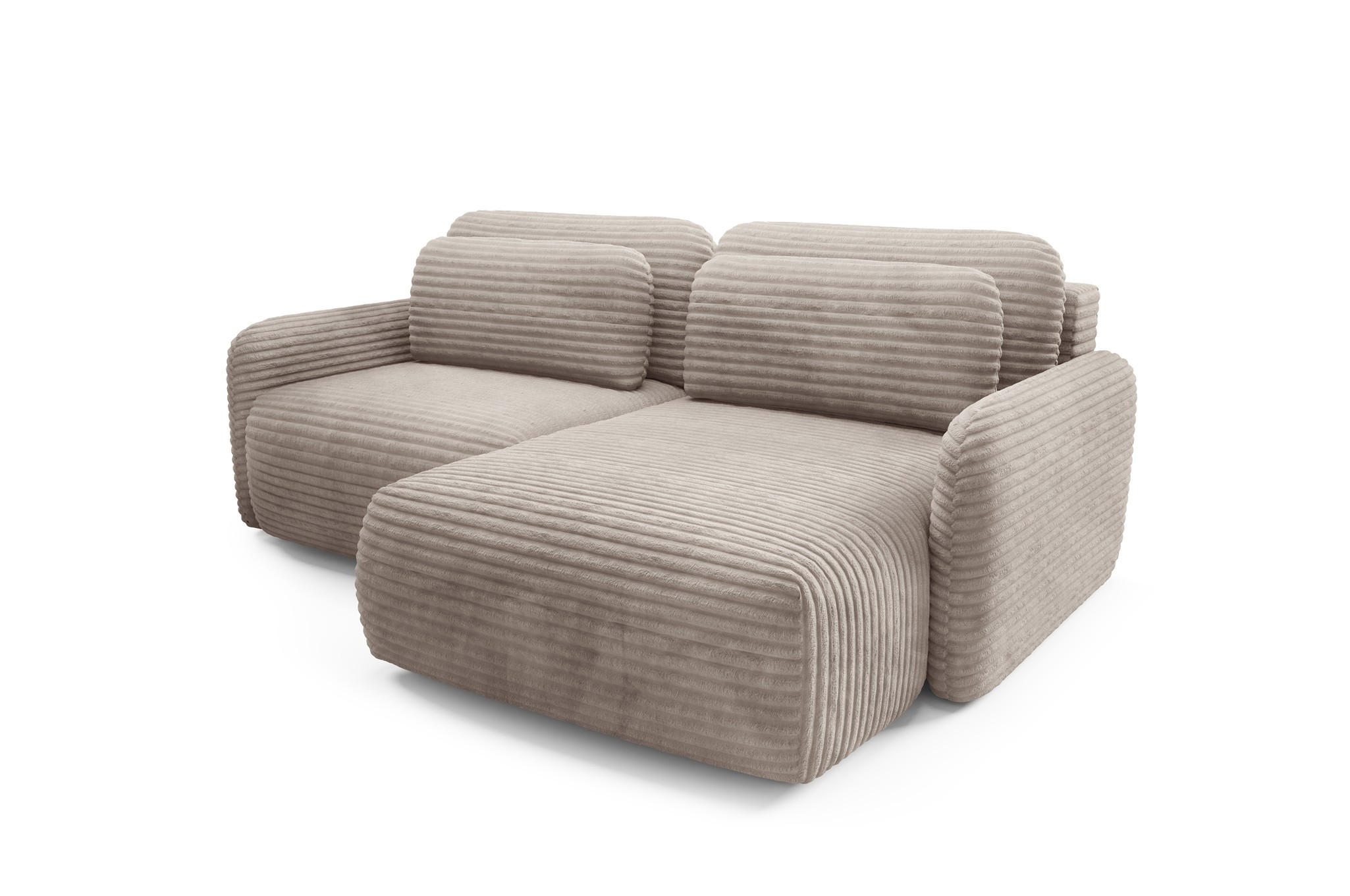 Fun Möbel Ecksofa Braun 240x165 cm