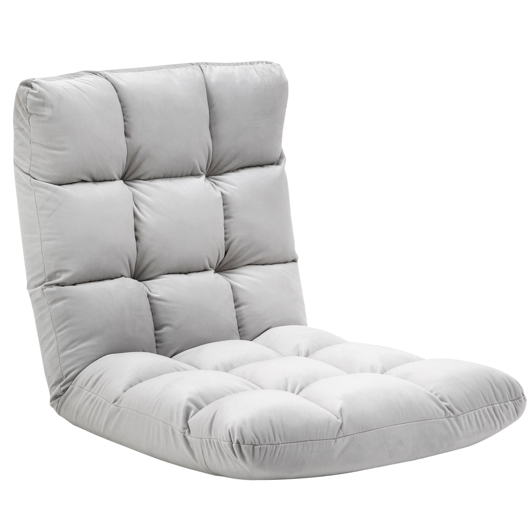SCHLAFSESSEL DE-13370 Hellgrau - Hellgrau, Textil (55/53/71cm) - ComfortXL