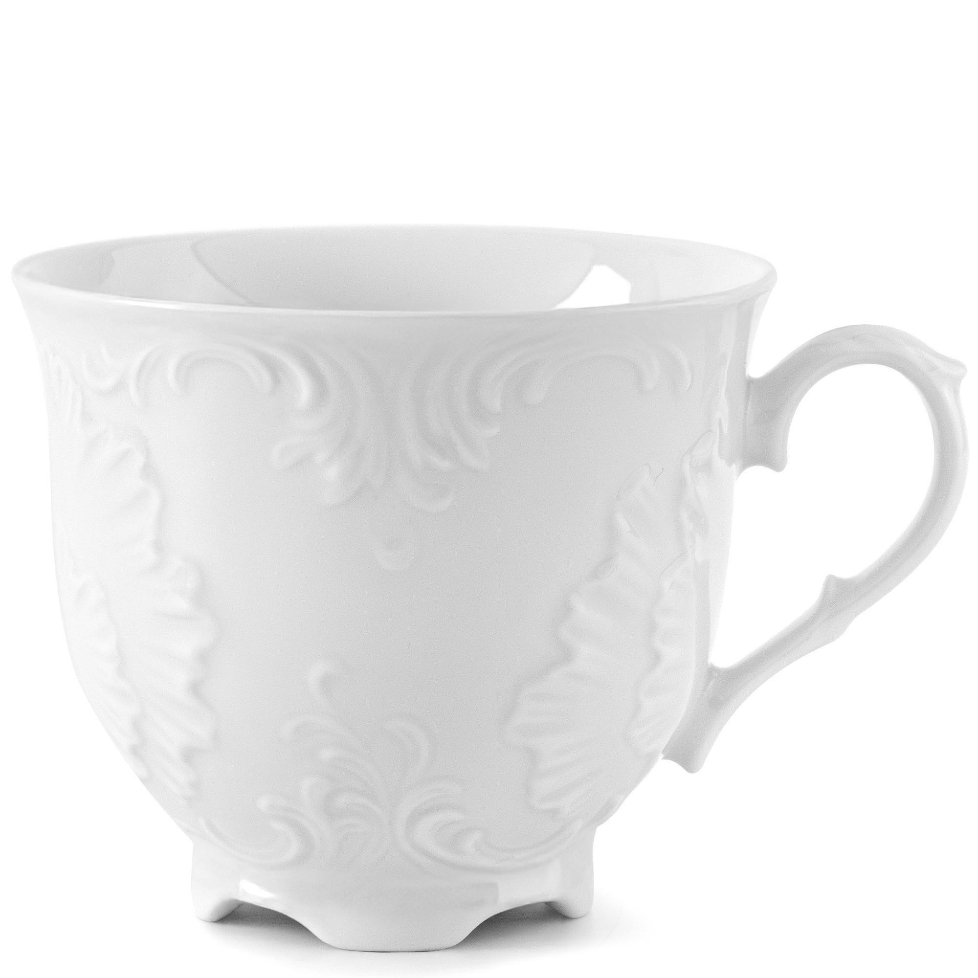 KAFFEETASSEN 2 PERSONEN Cmielow Rococo - Weiß, Keramik (0.25L) - KONSIMO®