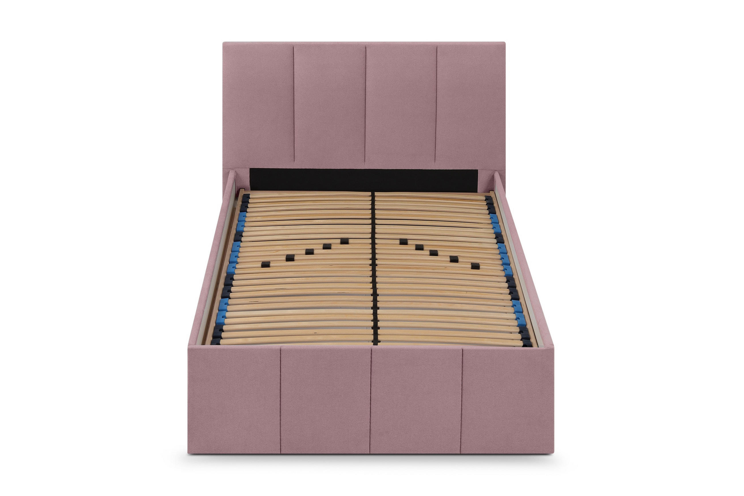 POLSTERBETT Dalas Rose 100 x 200 x 40 cm Stauraum Mit hochwertiger Matratze H2 (bis 100 kg) und Lattenrost - Rosa, Holz (100/200cm) - Halmon Schlafkomfort Betten 