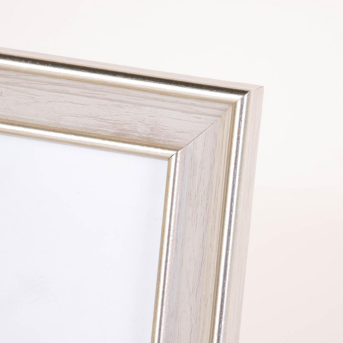BILDERAHMEN Holzoptik Weiß 23,7/1,3/29 cm - Weiß, Kunststoff (13.7/18.7/1.3cm) - Home Styling Collection