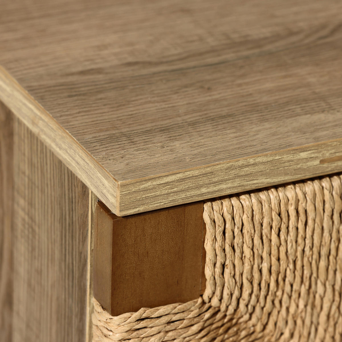 KOMMODE Modern, Holz mit 2 Türen | Vanity Unit, B80 x T40 x H80 cm - Braun, Holz (80/80/40cm) - Hometopia