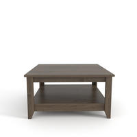 COUCHTISCH Lea Nussbaum - Braun, Holzwerkstoff (90/90/46.8cm) - Decorotika