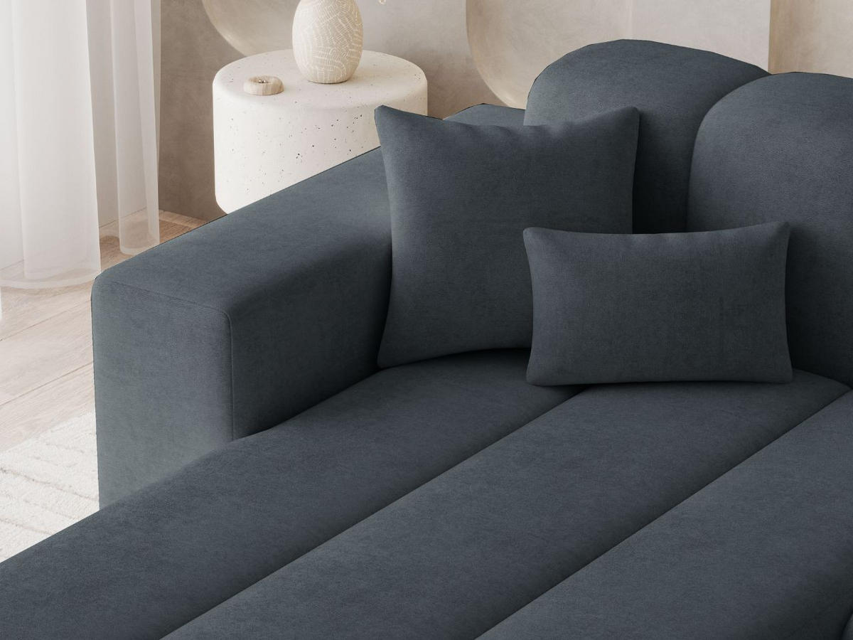 ECKSOFA Nork Dunkelgrau Links - Dunkelgrau, Holz/Textil (180/265cm) - Graingold