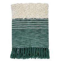 DECKE Tribal Grün - Grün, Textil (125/150cm) - Malagoon
