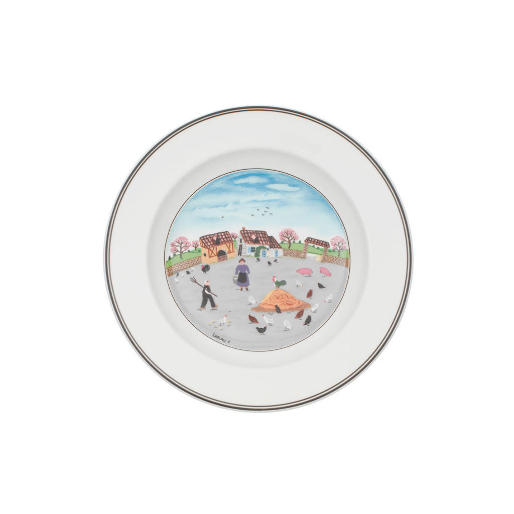 SUPPENTELLER HÜHNERHOF Design Naif bunt ø 21 cm - Multicolor, Keramik (21cm) - Villeroy & Boch