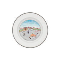 SUPPENTELLER HÜHNERHOF Design Naif bunt ø 21 cm - Multicolor, Keramik (21cm) - Villeroy & Boch