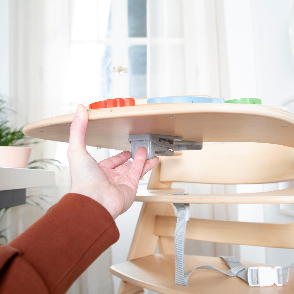 ESSBRETT mit Spielelementen - Sit Up Flex - Naturfarben, Holzwerkstoff (42/2/40cm) - Roba