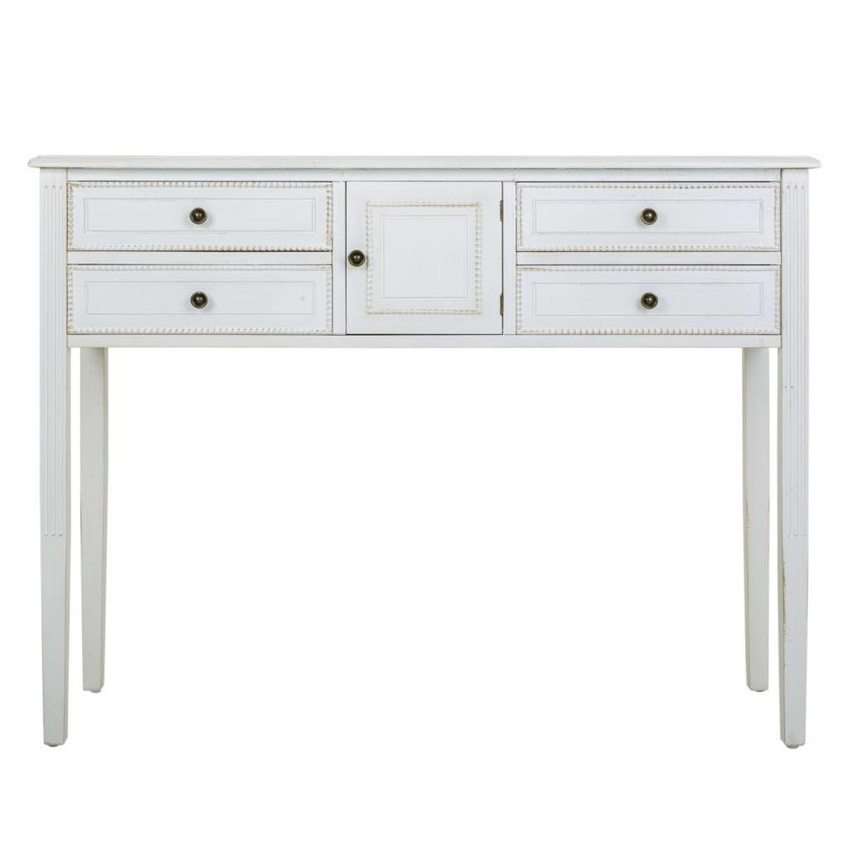 FLURTISCH aus weiß lackiertem Holz 120x36x92 - Weiß, Holz (36/120/92cm) - Wanderlust