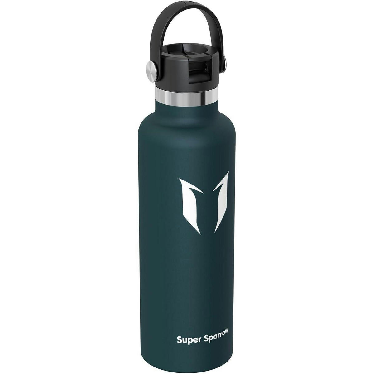 TRINKFLASCHE Edelstahl 750 ml C-Jade - Petrol, Metall (7.5/7.5cm)