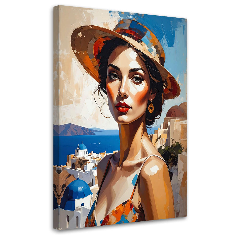 Feeby Wandbild, Blau 70x100 cm