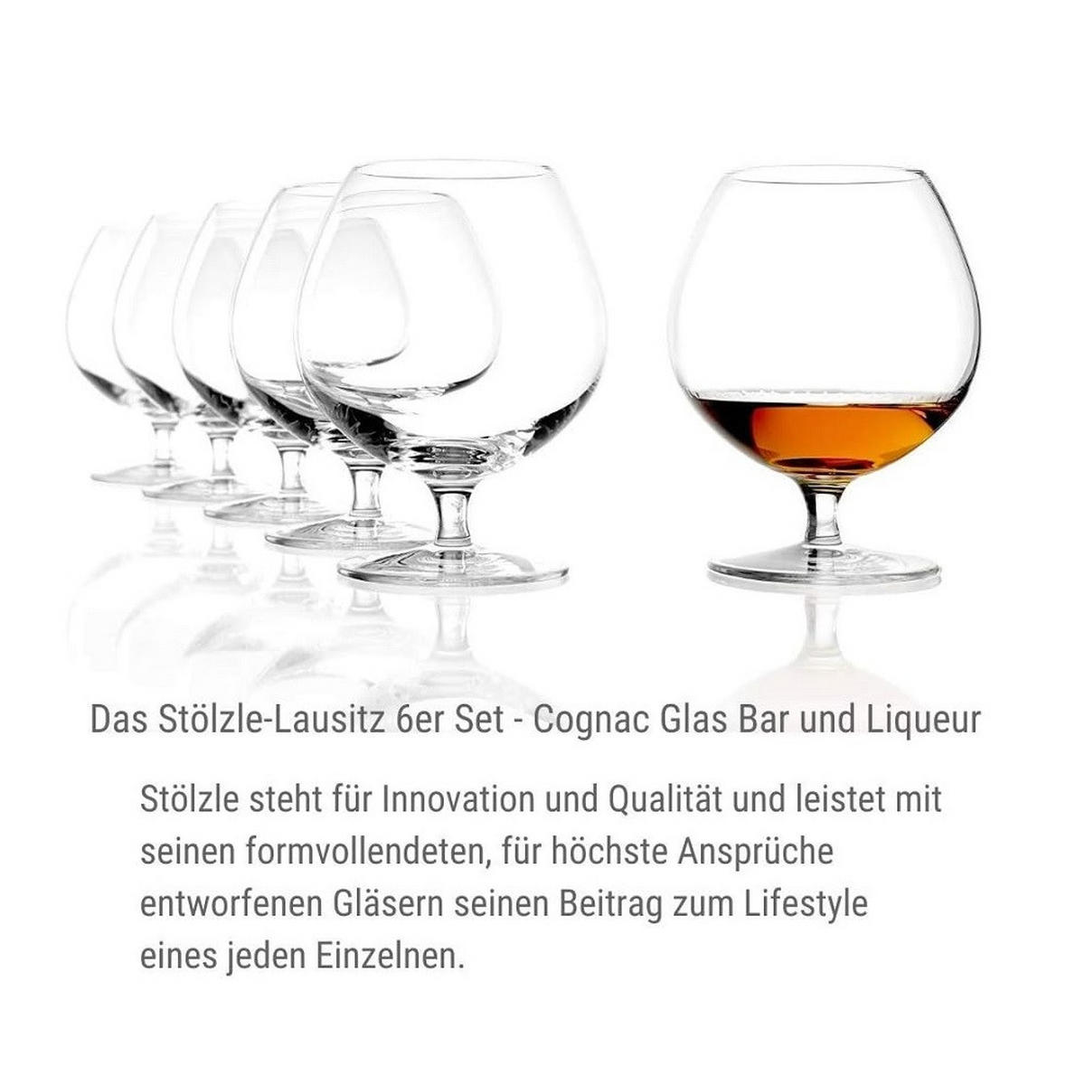 COGNACSCHWENKER Milano 585 ml 6er Set - Transparent, Glas (0.585L) - Stölzle