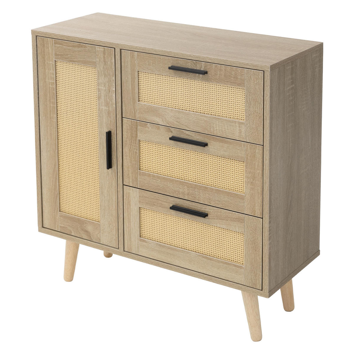 KOMMODE 4 Fächer - Beige, Holzwerkstoff (30/76/74cm) - ML-DESIGN