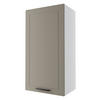 KÜCHENHÄNGESCHRANK Kvantum W4/50 Beige Matt / Weiß Matt 50 / 32,5 / 96cm - Beige/Weiß, Holz/Holzwerkstoff (50/96/32.5cm) - Feldmann-Wohnen