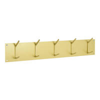 KLEIDERABLAGE Factory Gold - Goldfarben, Metall (70/12/10cm) - LOFT42